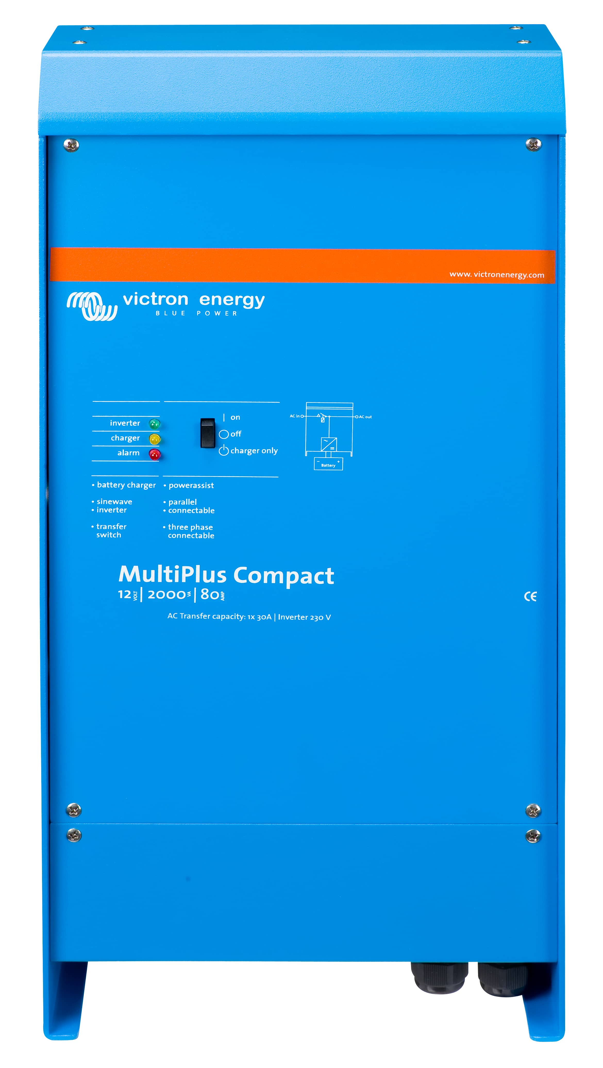 MultiPlus Compact 12V 2000VA 80A (front) thumbnail