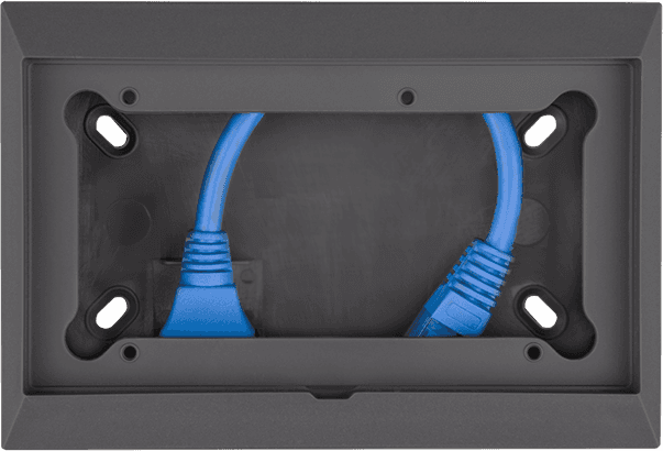 Wall mount enclosure for 65 x 120mm GX panels