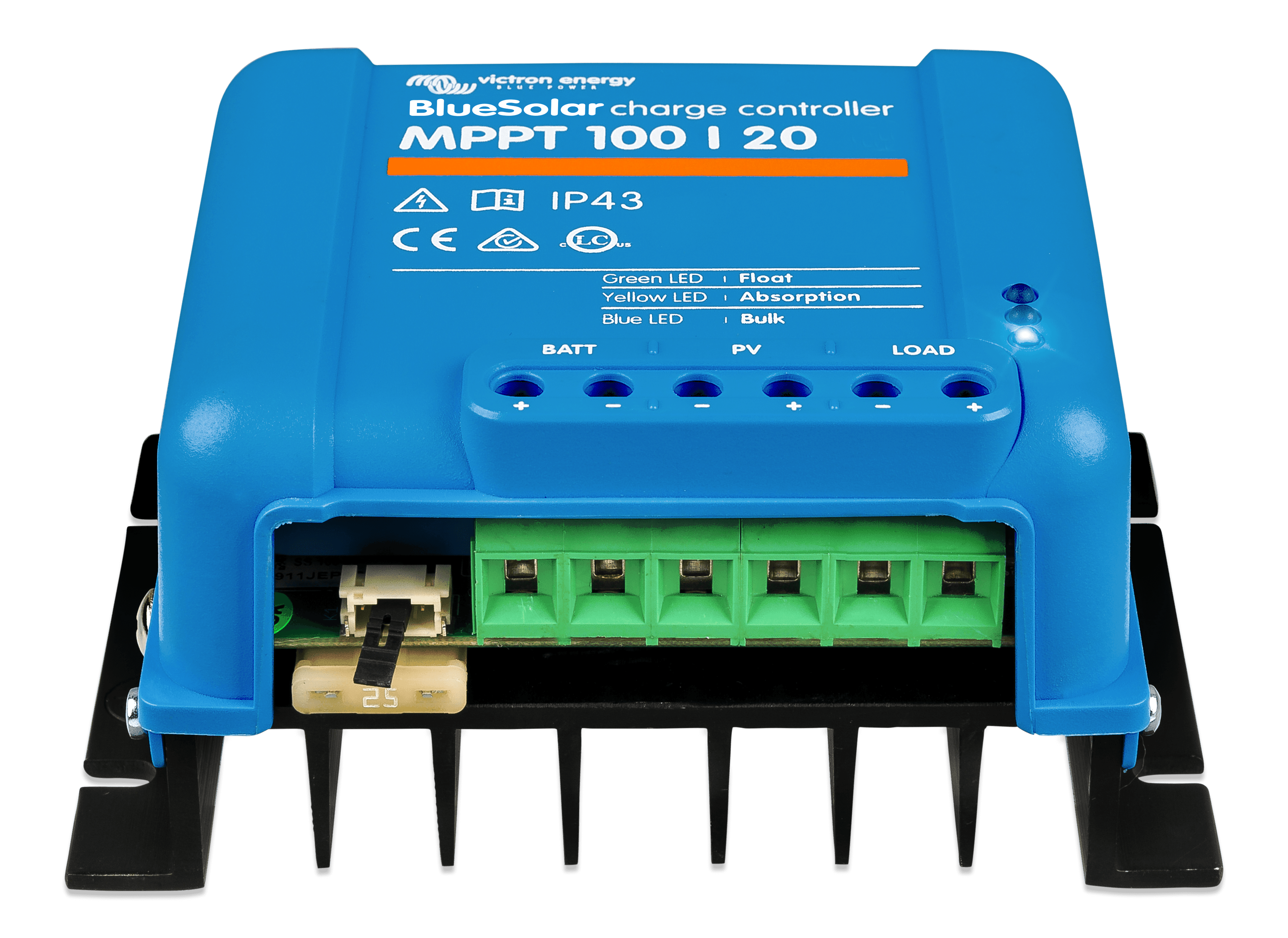 BlueSolar MPPT charge controller 100/20 (front) thumbnail