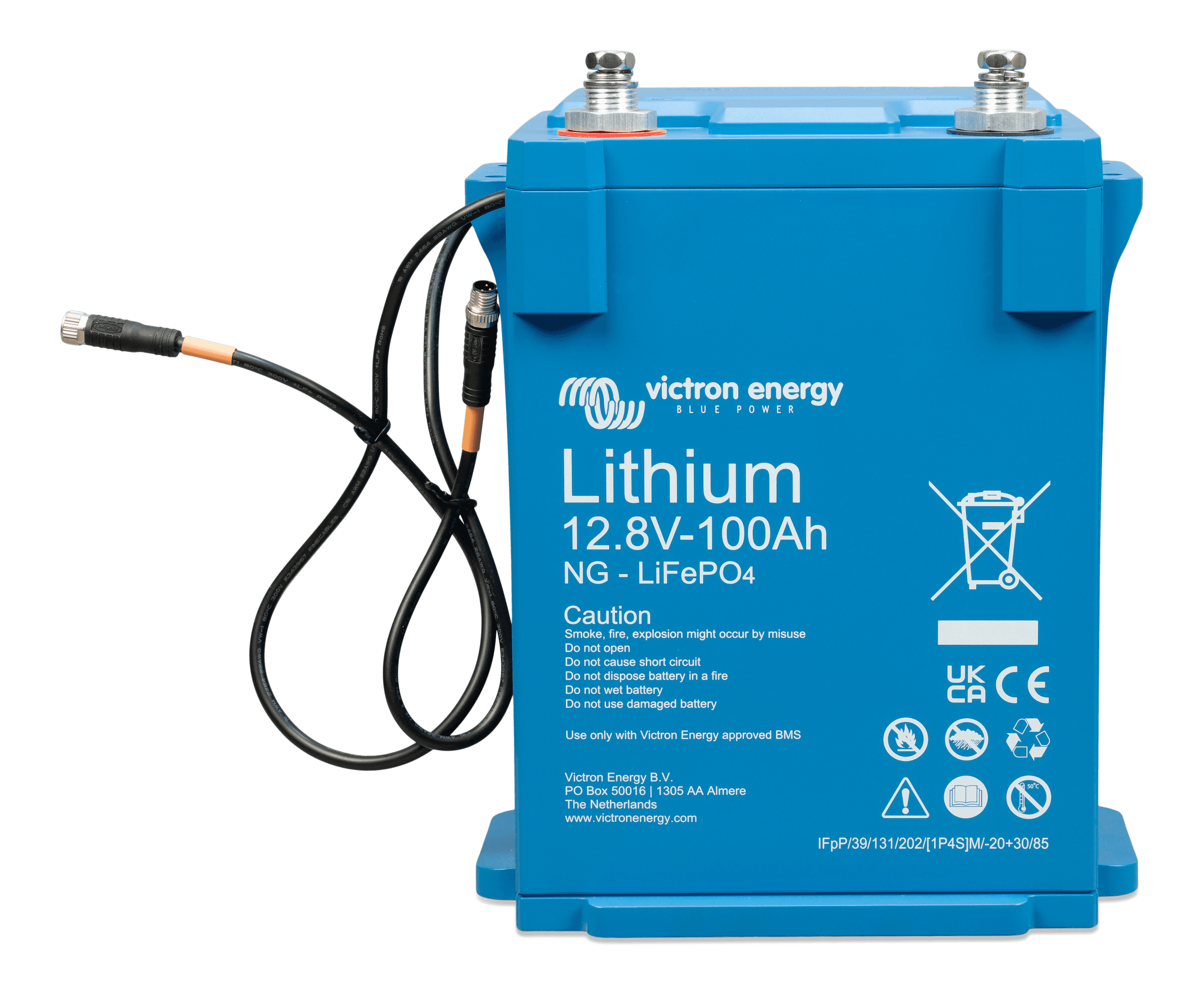 LiFePO4 Battery 12.8V 100Ah NG (front angle) thumbnail