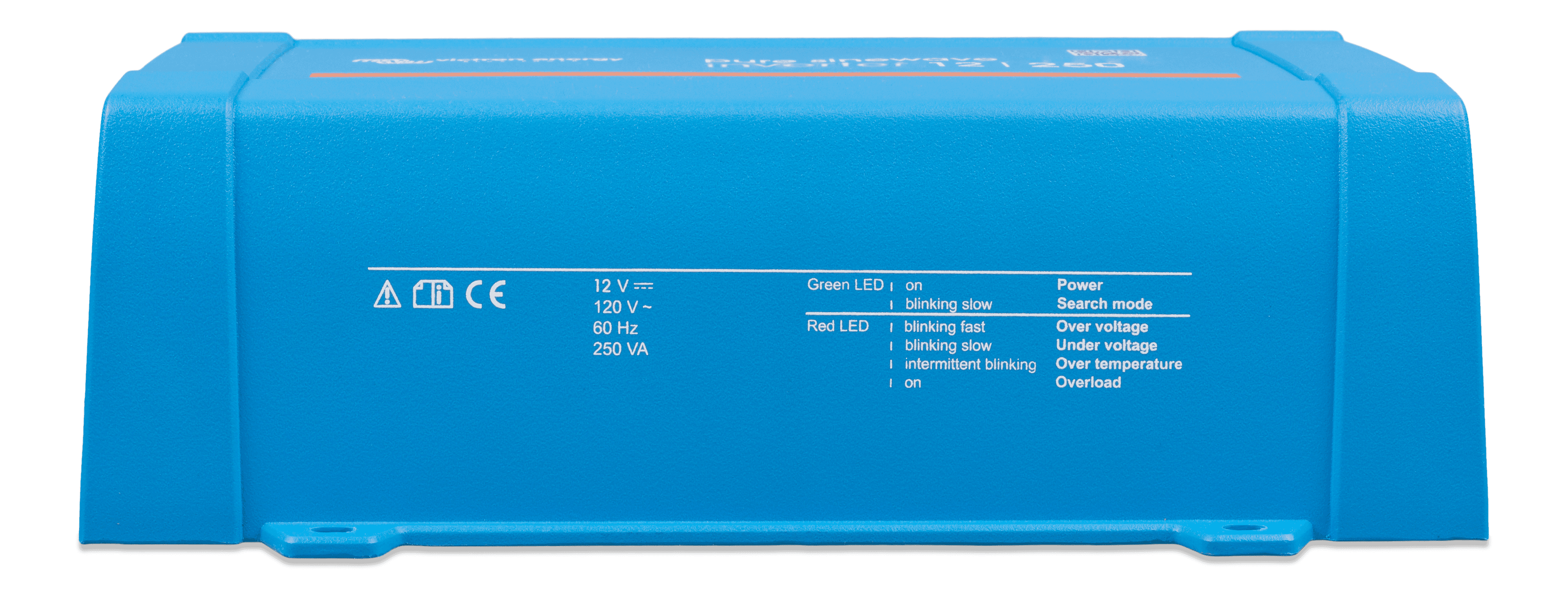 Inverter 12V 250VA 120V (side) thumbnail