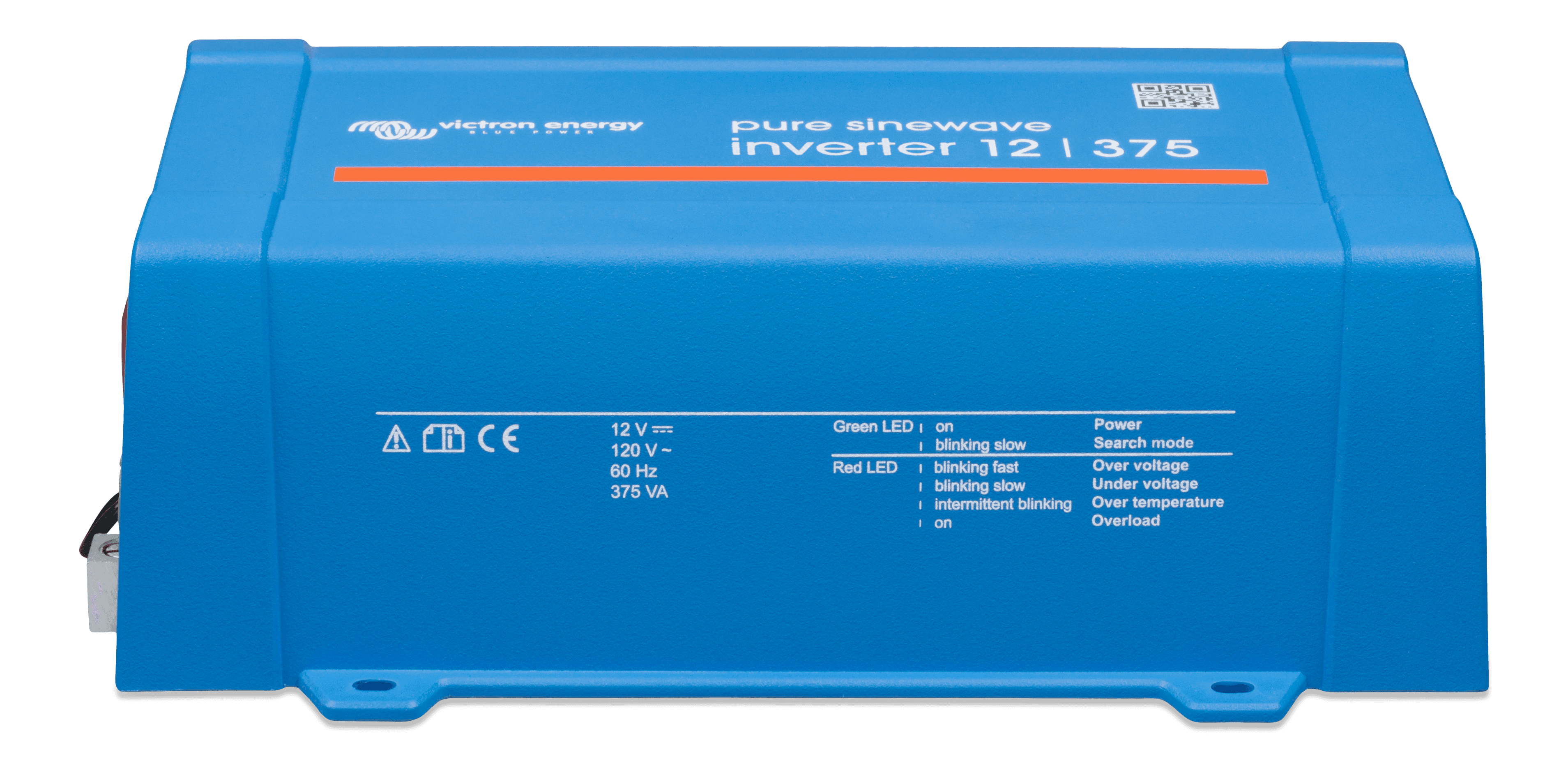 Inverter 12V 375VA 120V VE.Direct NEMA 5-15R (front) thumbnail