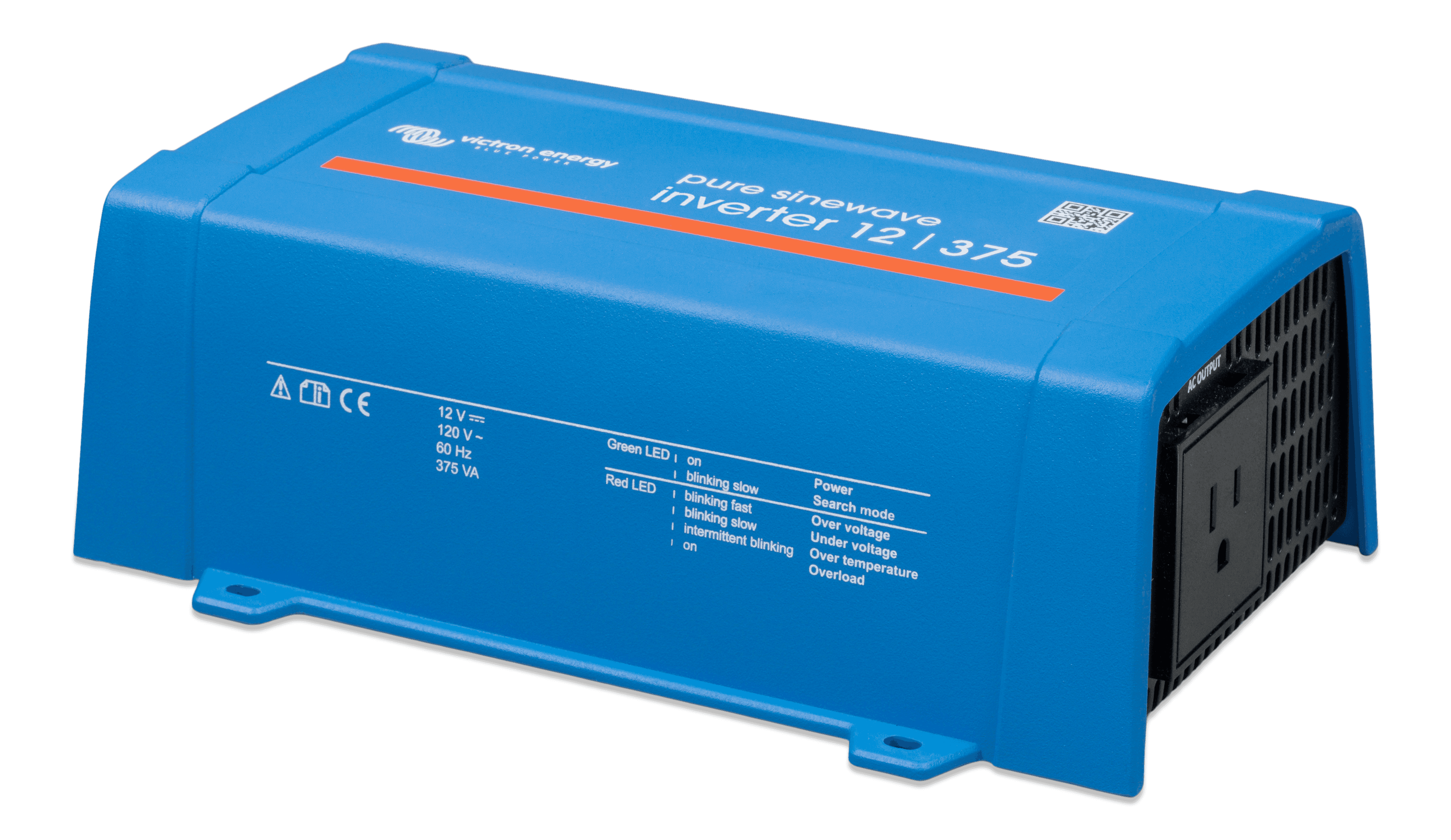 Inverter 12V 375VA 120V VE.Direct NEMA 5-15R (left) thumbnail