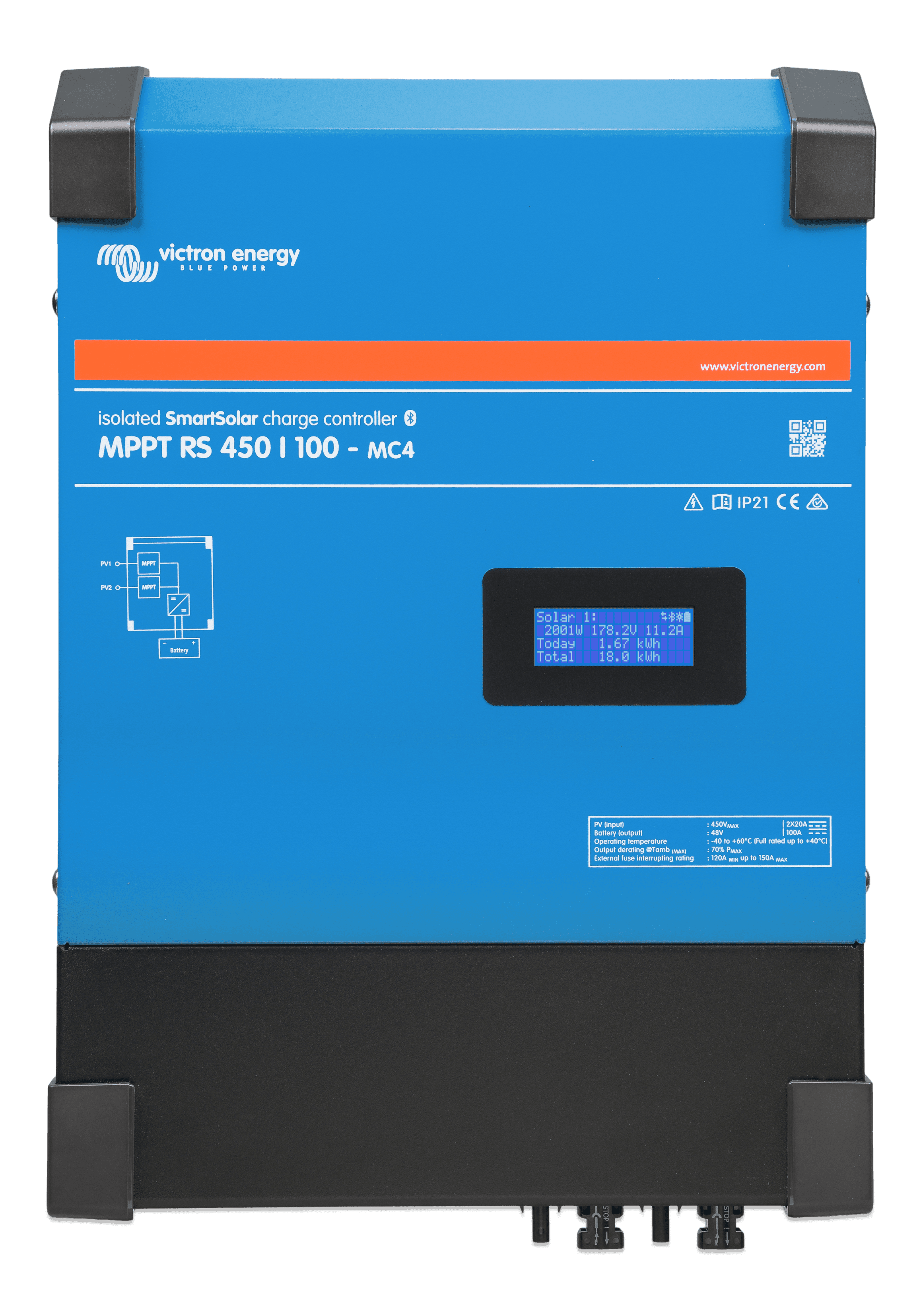 SmartSolar MPPT RS 450-100-MC4 (front) thumbnail