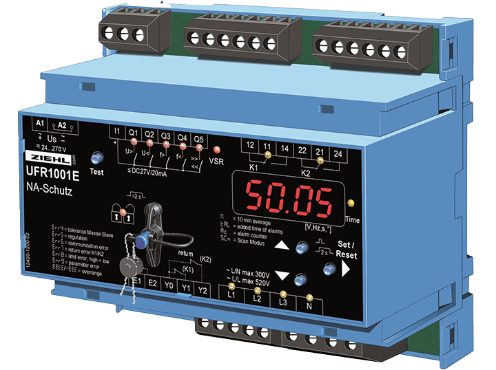 Ziehl Voltage and Frequency Relay UFR1001E